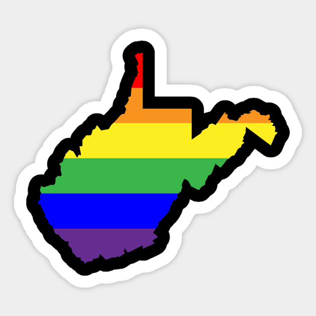 West Virginia Sticker by Nuft